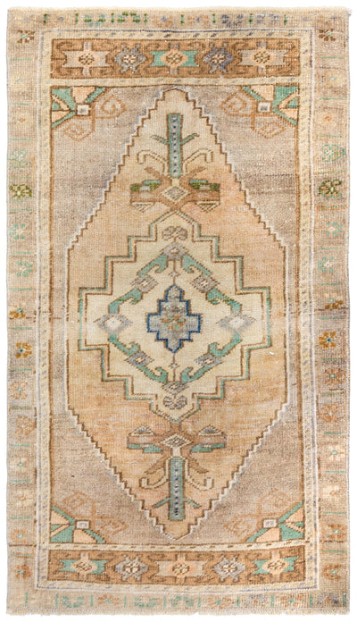 Vintage Yastik Handwoven Tribal Rug
