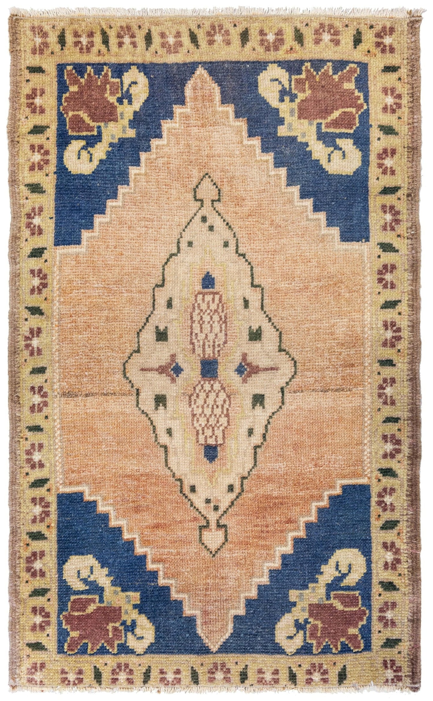 Vintage Yastik Handwoven Tribal Rug