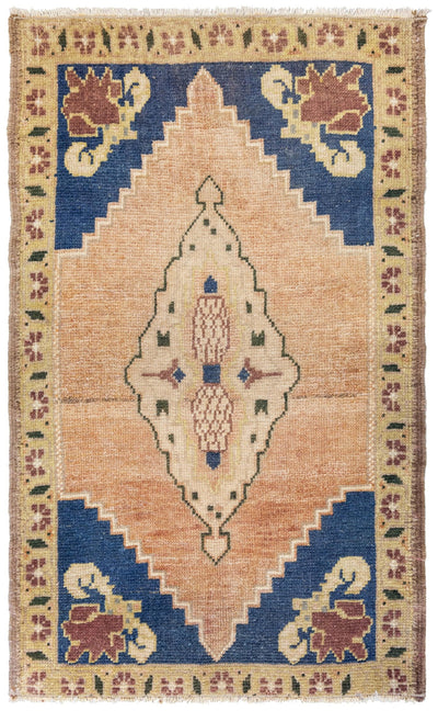 Vintage Yastik Handwoven Tribal Rug