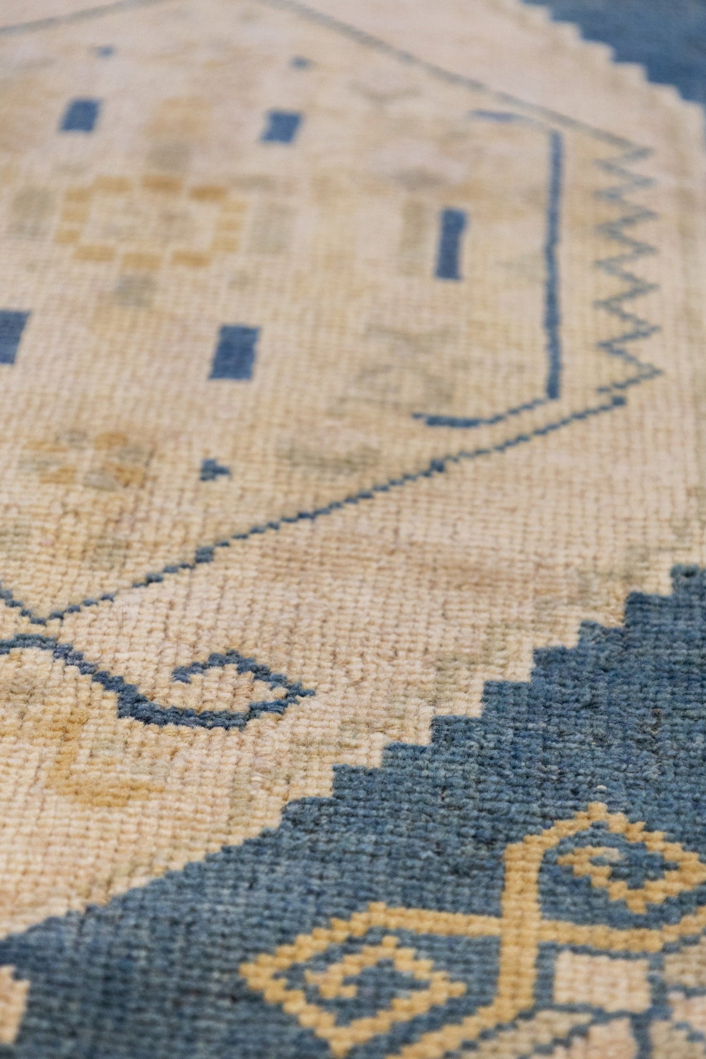 Vintage Yastik Handwoven Tribal Rug, J87280
