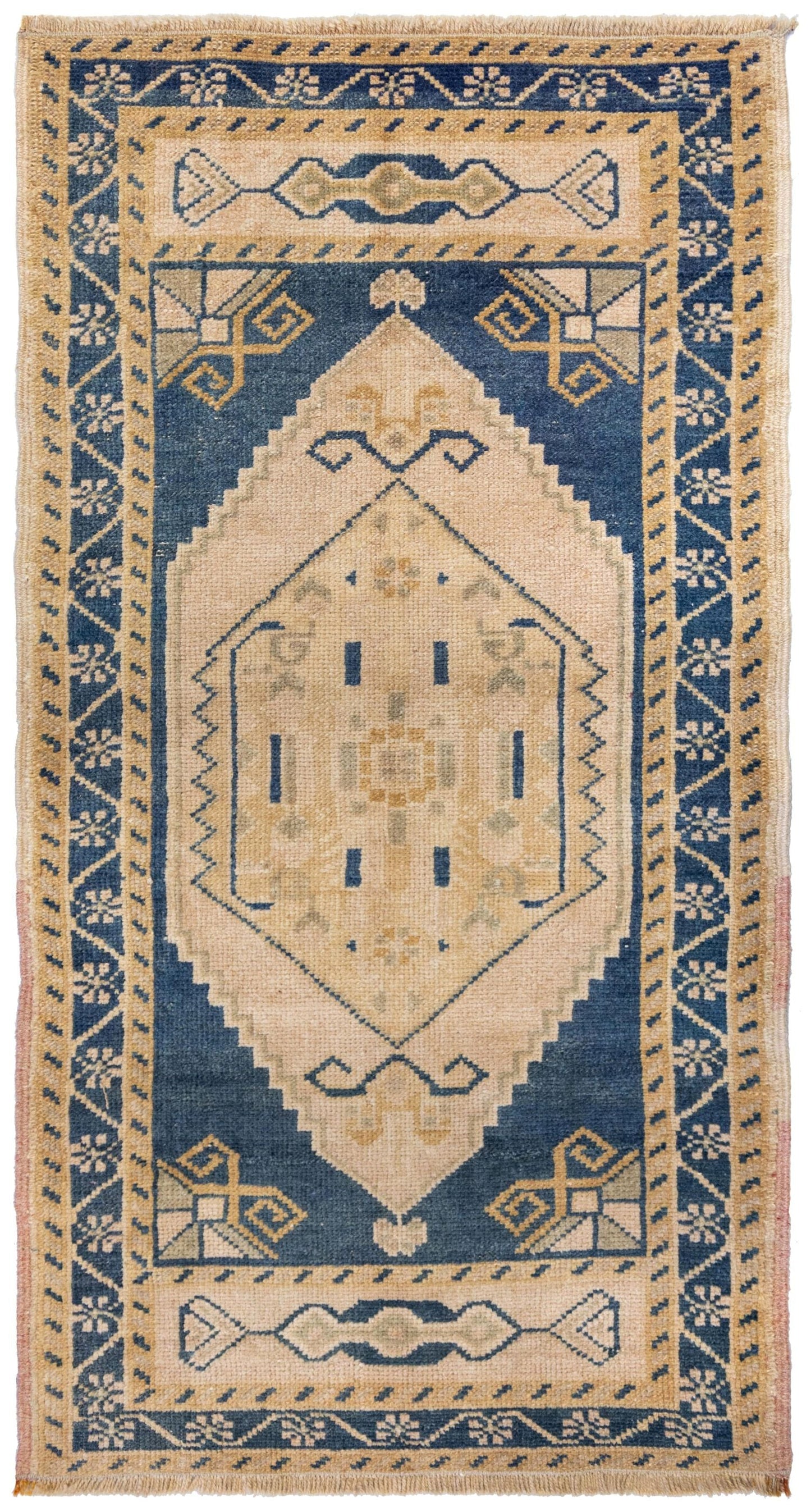 Vintage Yastik Handwoven Tribal Rug