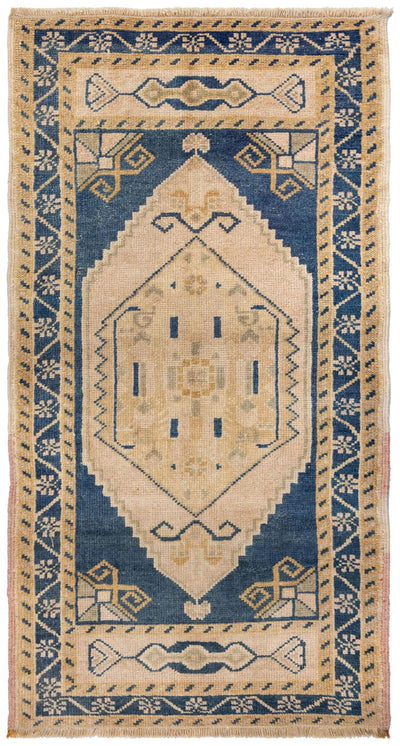 Vintage Yastik Handwoven Tribal Rug