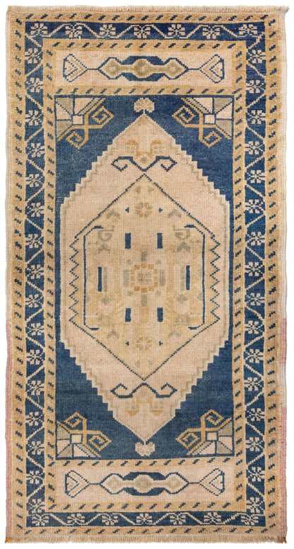 Vintage Yastik Handwoven Tribal Rug