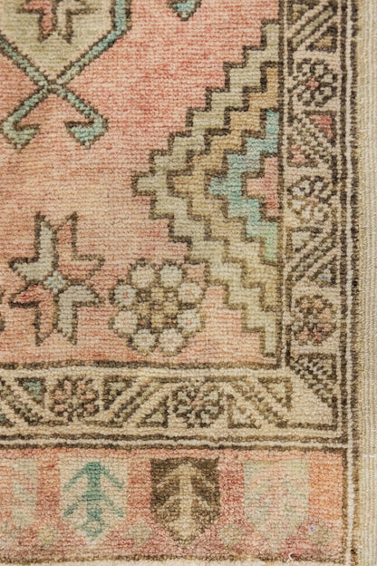 Vintage Yastik Handwoven Tribal Rug, J88039
