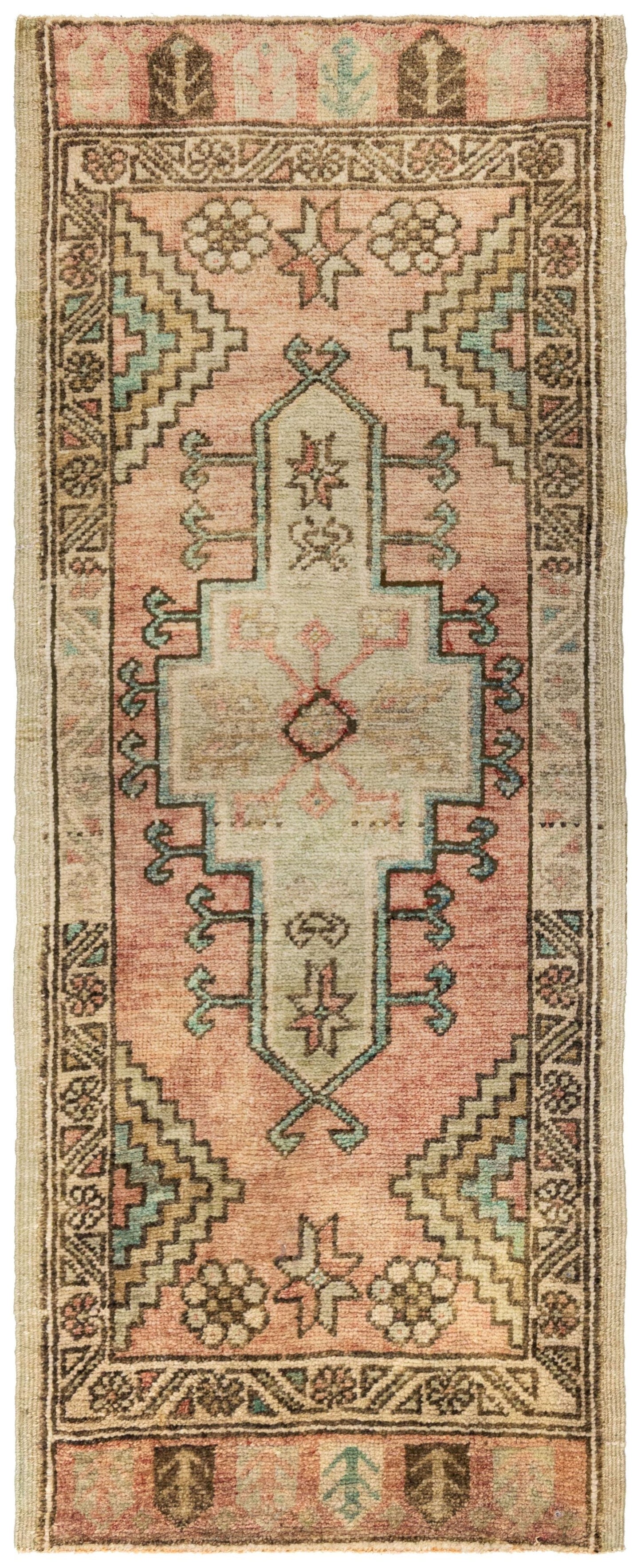 Vintage Yastik Handwoven Tribal Rug