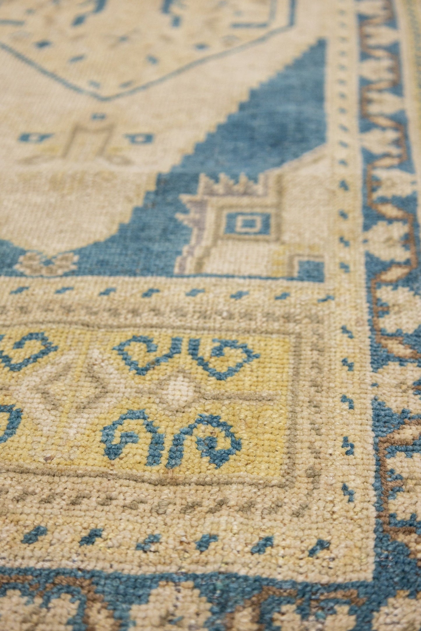 Vintage Yastik Handwoven Tribal Rug, J88041