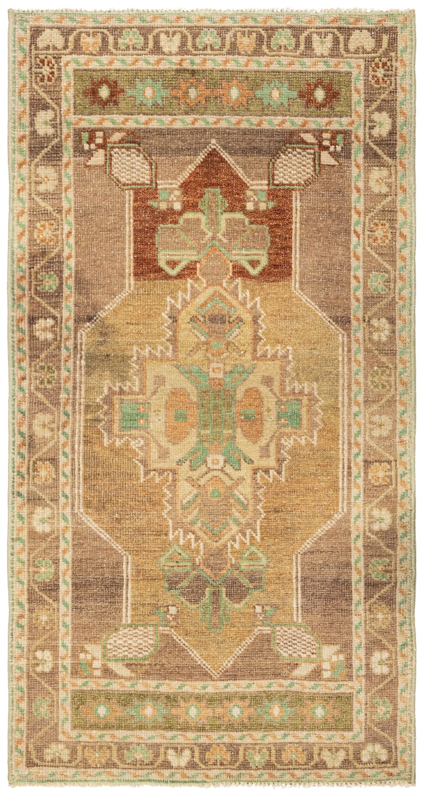 Vintage Yastik Handwoven Tribal Rug