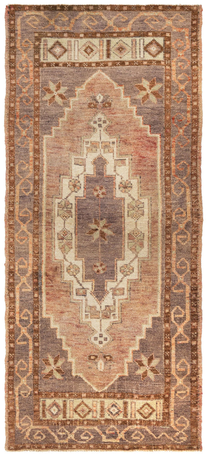 Vintage Yastik Handwoven Tribal Rug