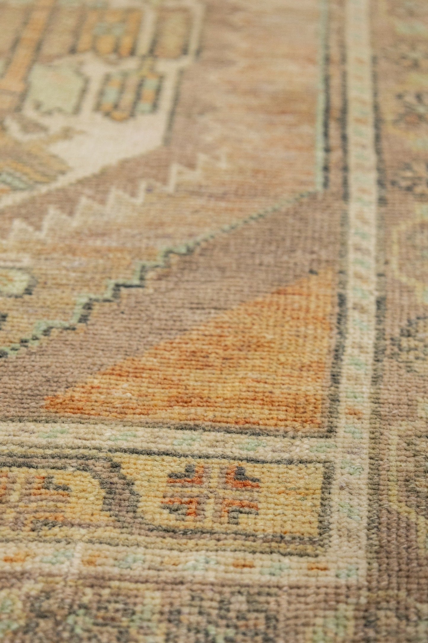 Vintage Yastik Handwoven Tribal Rug, J88054