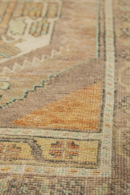 Vintage Yastik Handwoven Tribal Rug, J88054