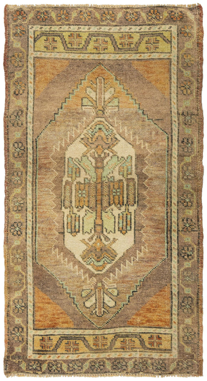 Vintage Yastik Handwoven Tribal Rug
