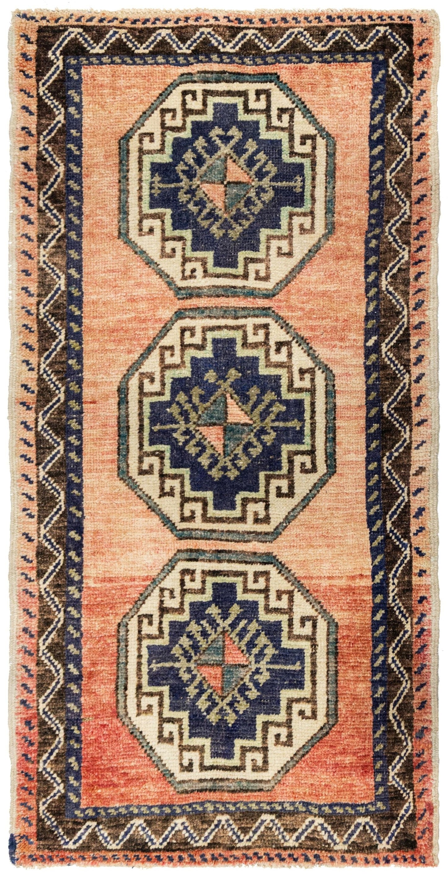 Vintage Yastik Handwoven Tribal Rug