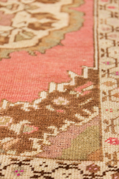 Vintage Yastik Handwoven Tribal Rug, J88056