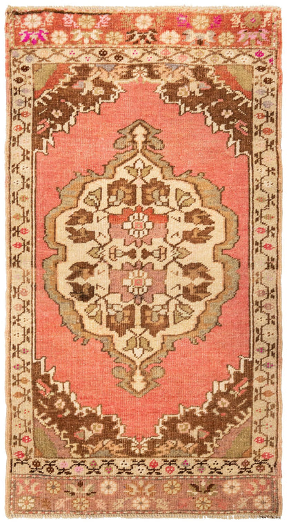 Vintage Yastik Handwoven Tribal Rug
