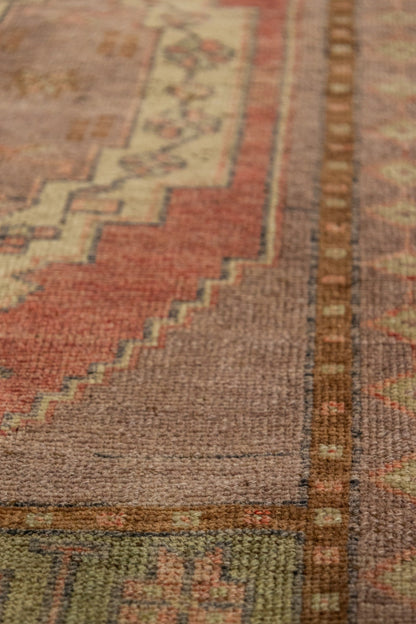 Vintage Yastik Handwoven Tribal Rug, J88058