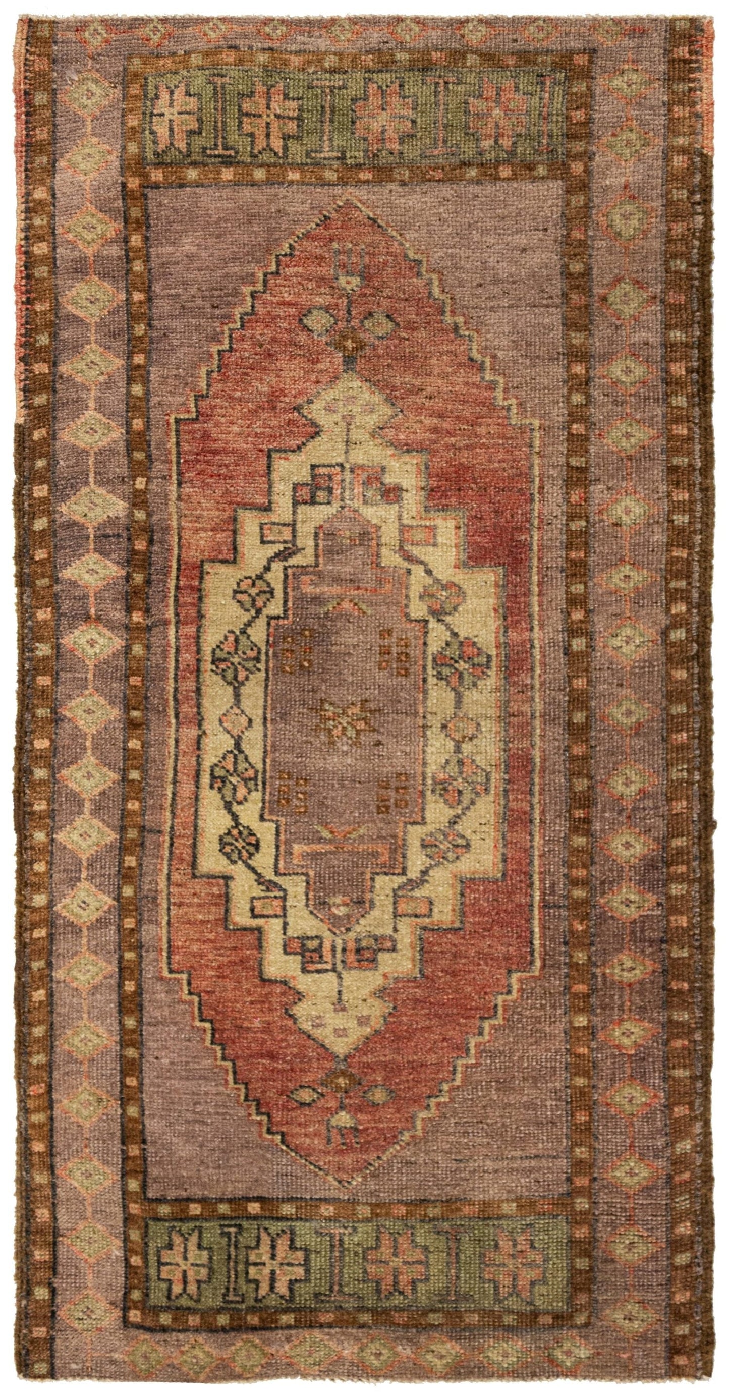 Vintage Yastik Handwoven Tribal Rug