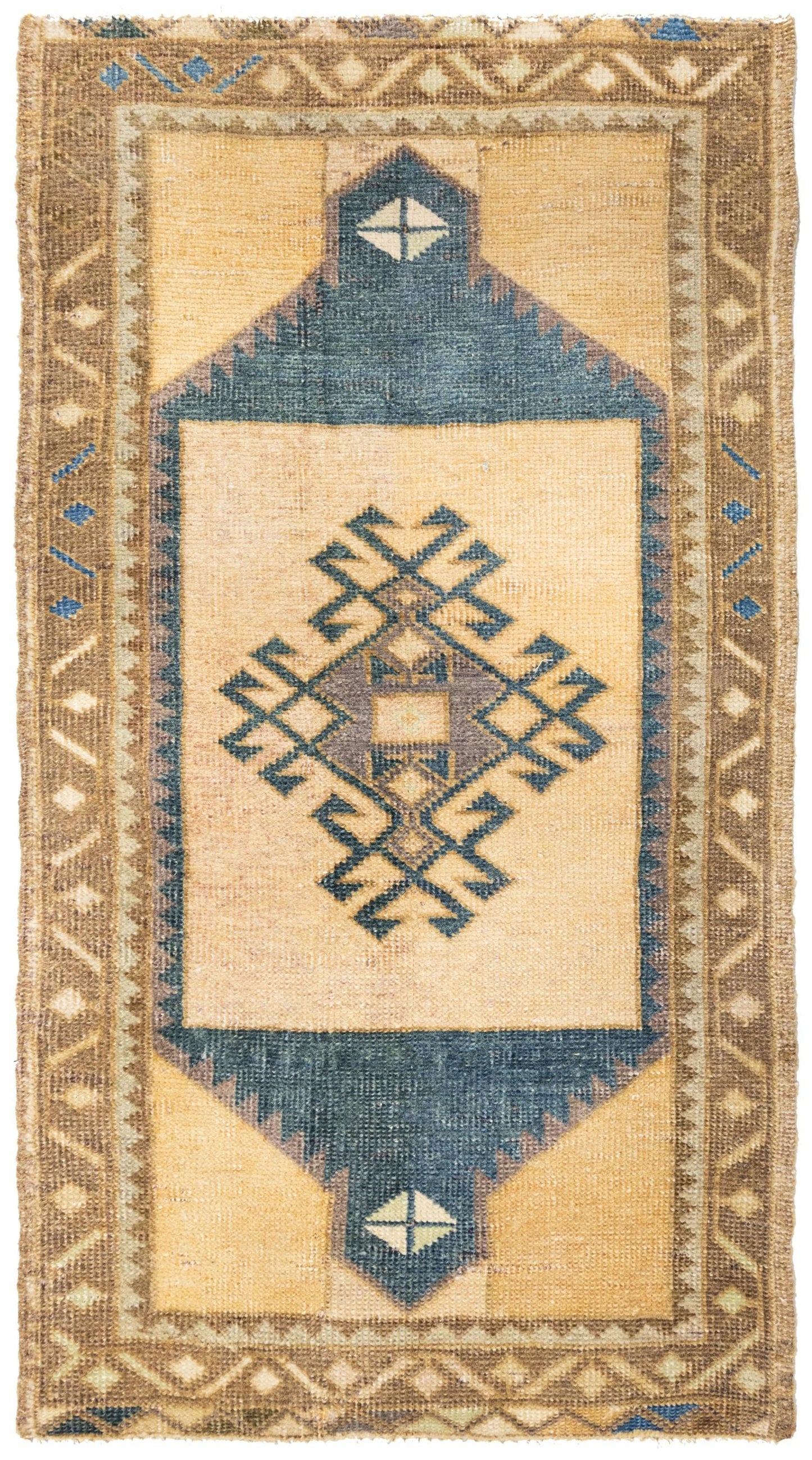 Vintage Yastik Handwoven Tribal Rug