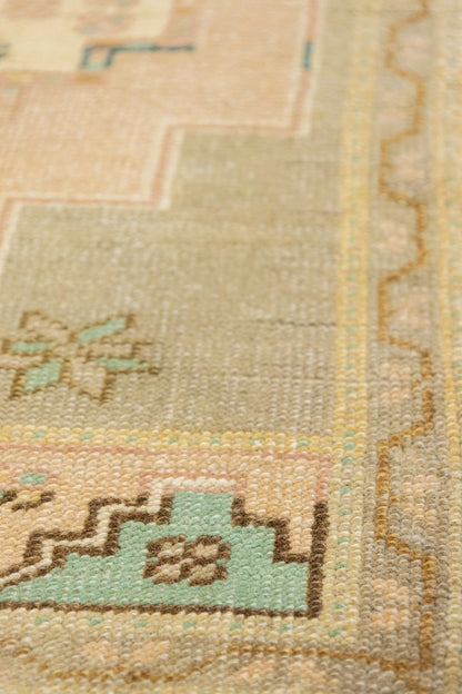 Vintage Yastik Handwoven Tribal Rug, J88062