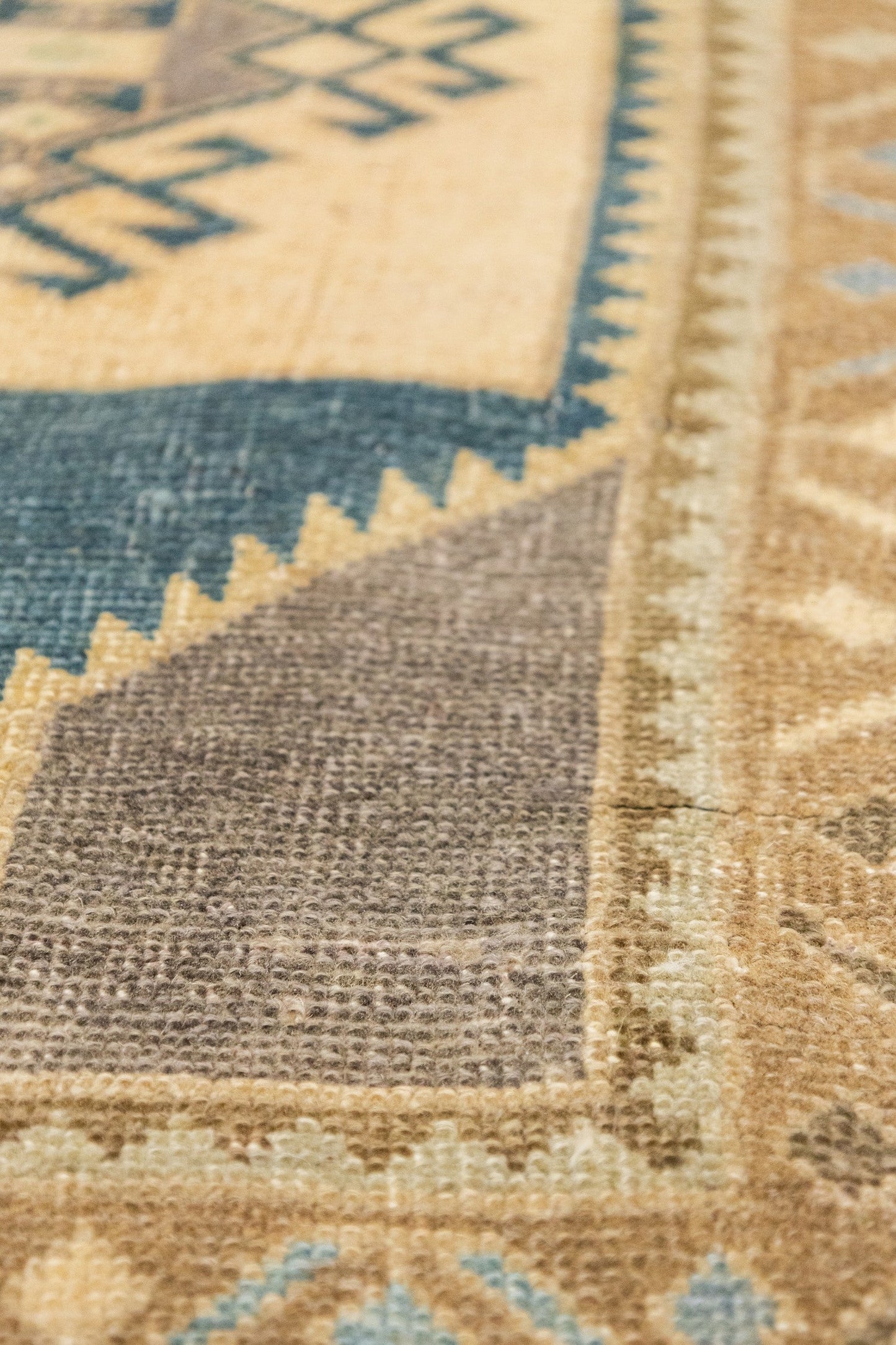 Vintage Yastik Handwoven Tribal Rug, J88064