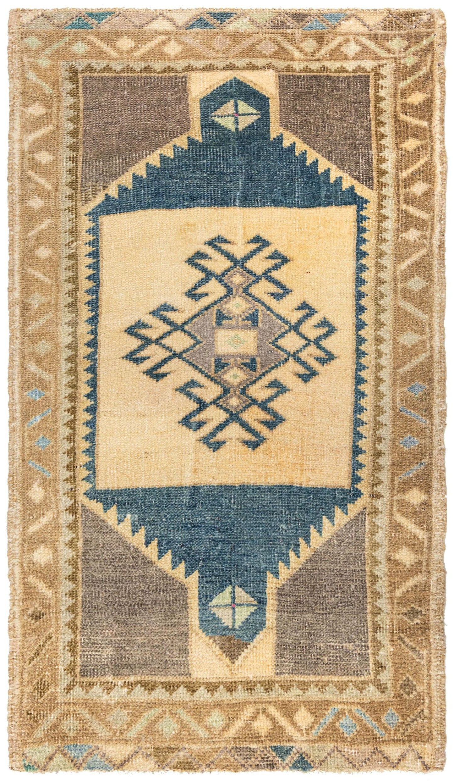 Vintage Yastik Handwoven Tribal Rug