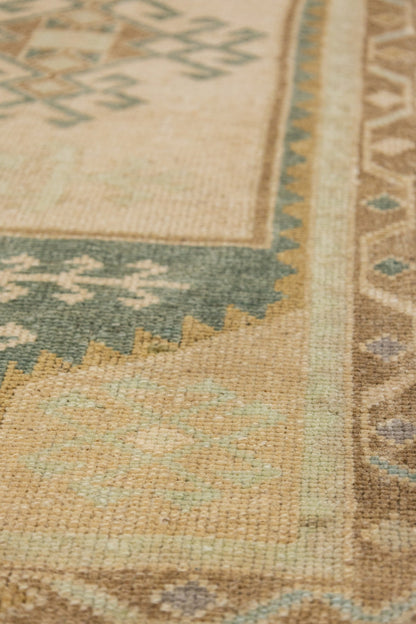 Vintage Yastik Handwoven Tribal Rug, J88065