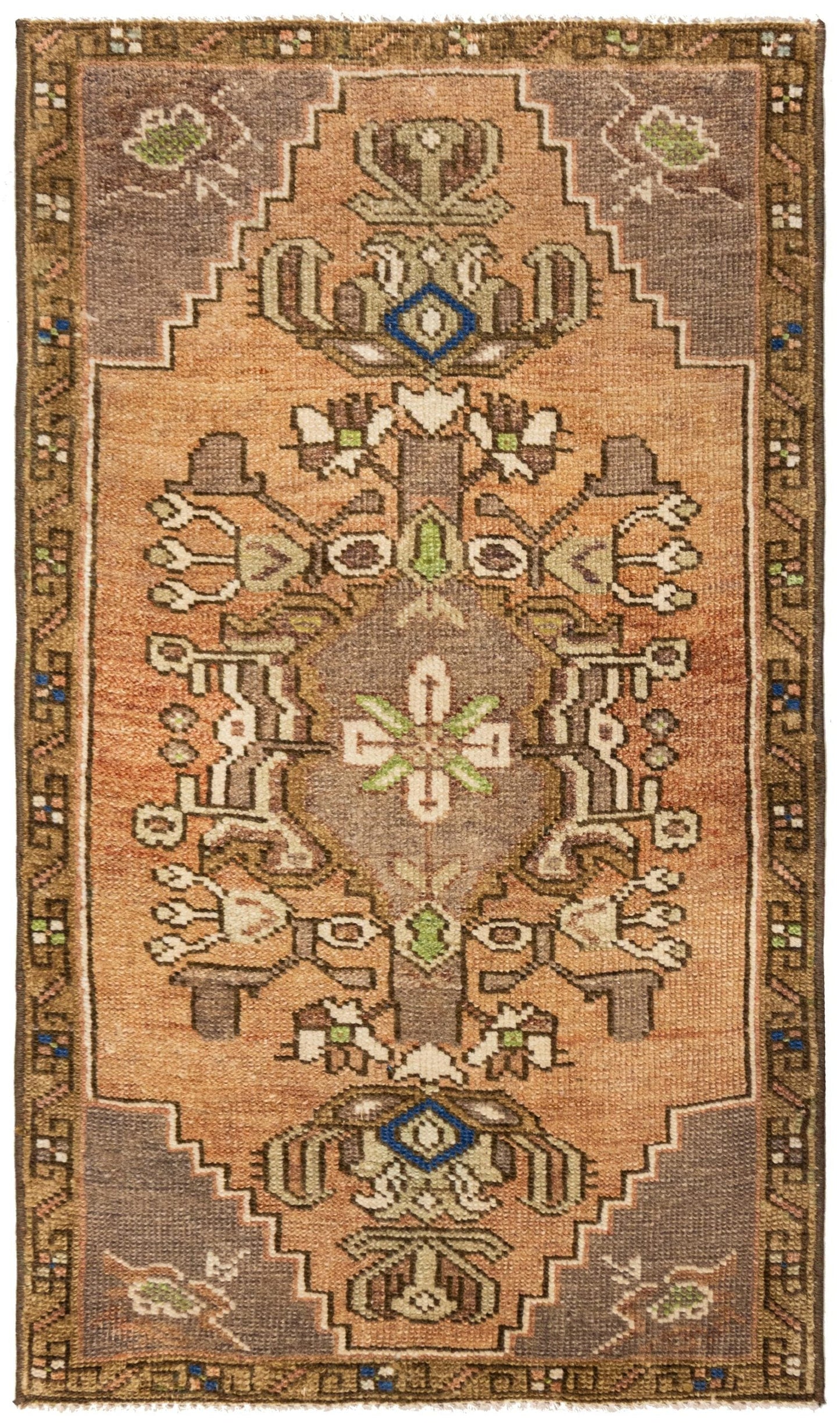Vintage Yastik Handwoven Tribal Rug