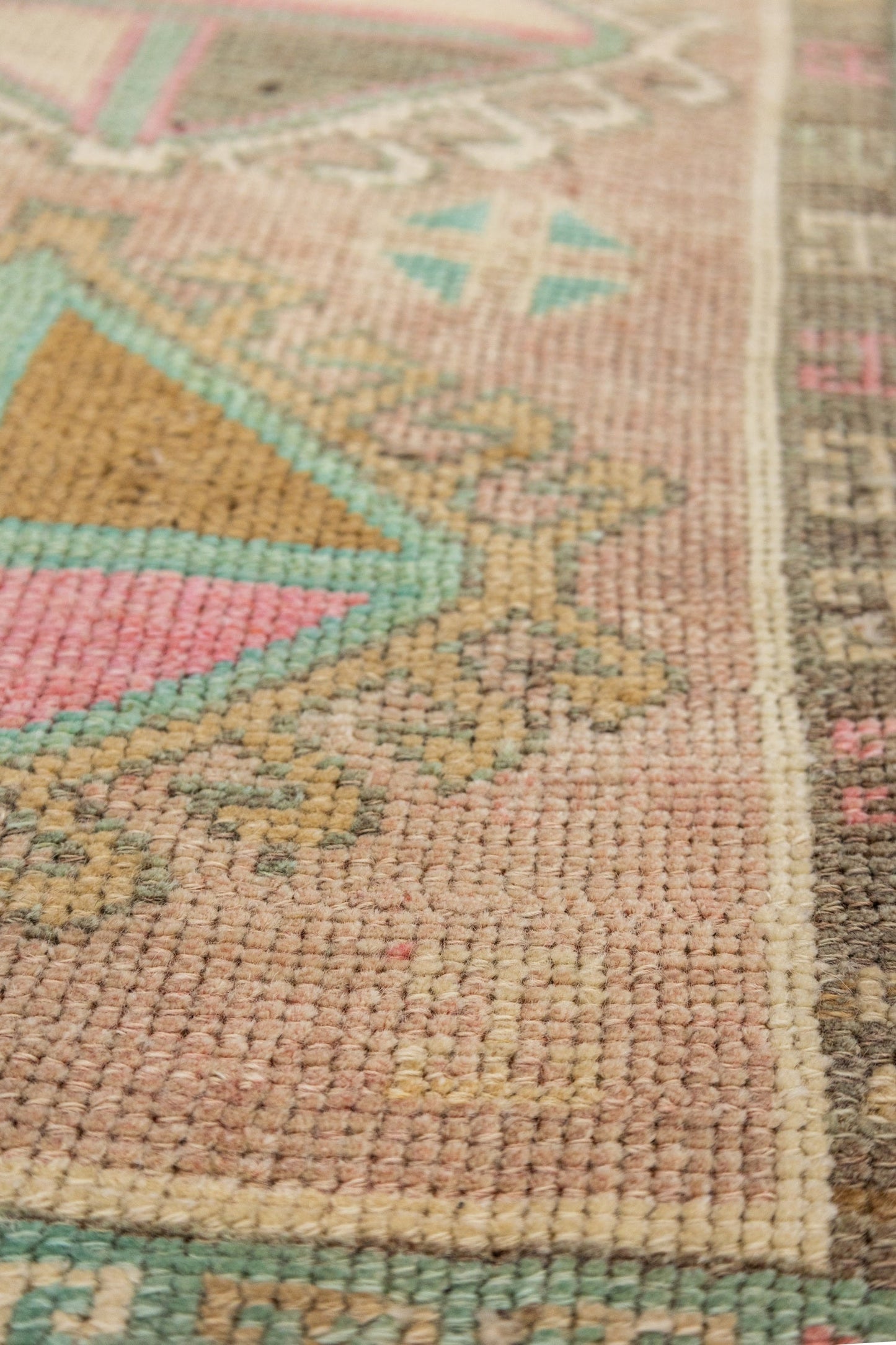 Vintage Yastik Handwoven Tribal Rug, J88069