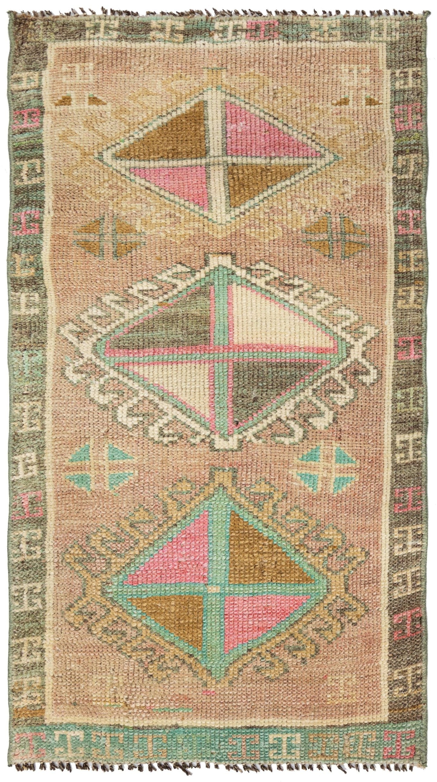 Vintage Yastik Handwoven Tribal Rug