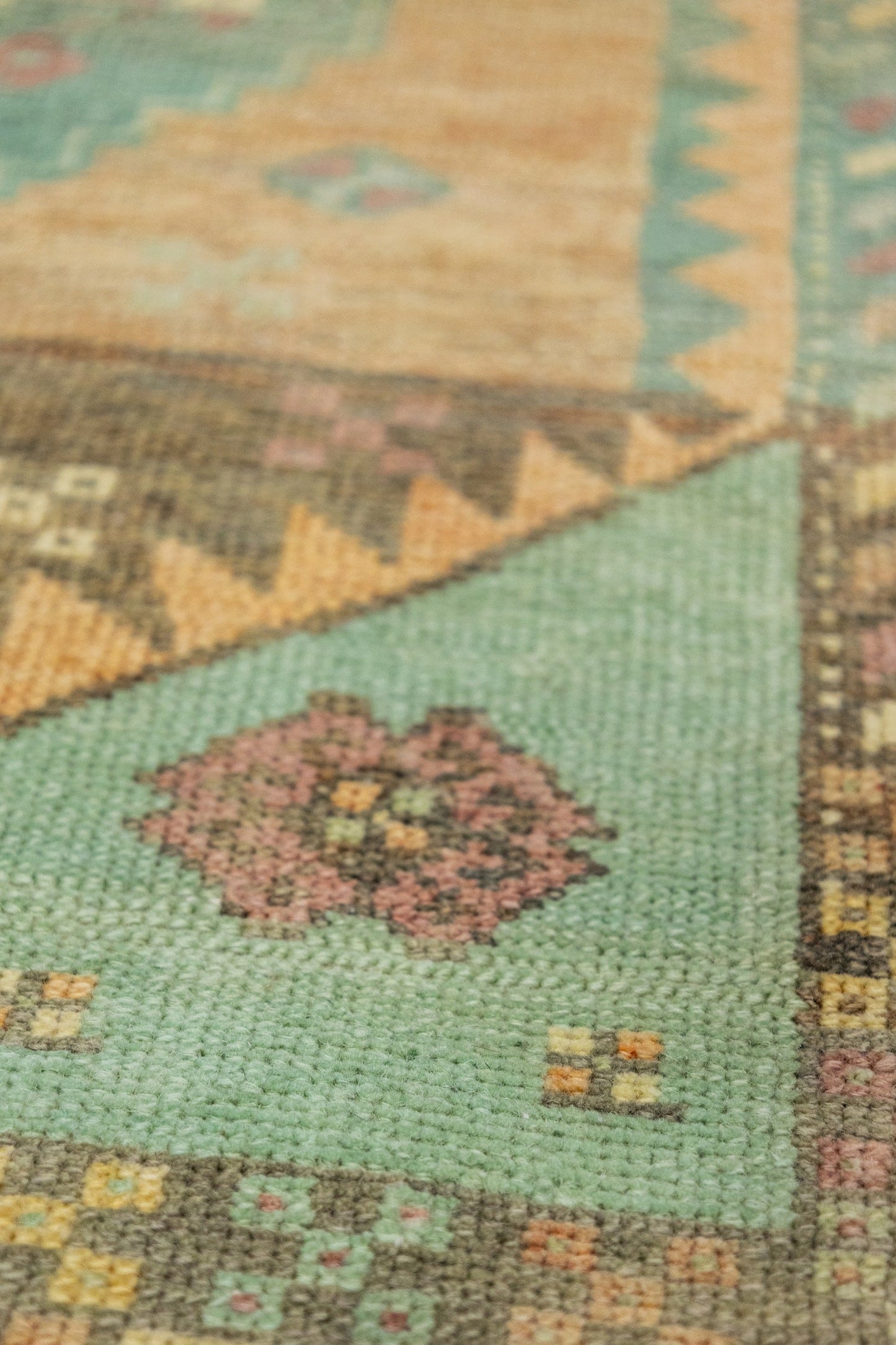 Vintage Yastik Handwoven Tribal Rug, J88071