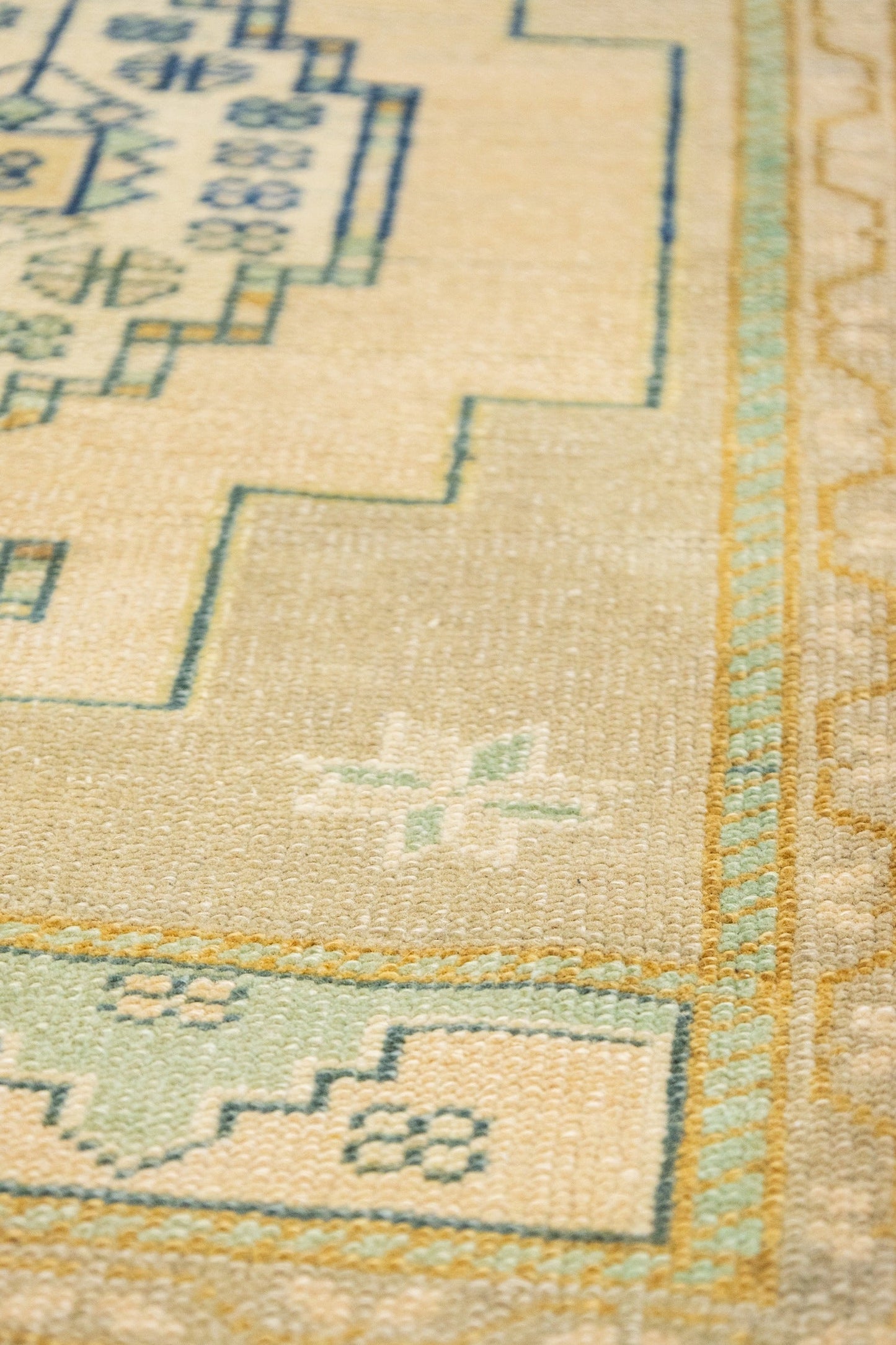 Vintage Yastik Handwoven Tribal Rug, J88072