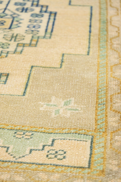 Vintage Yastik Handwoven Tribal Rug, J88072