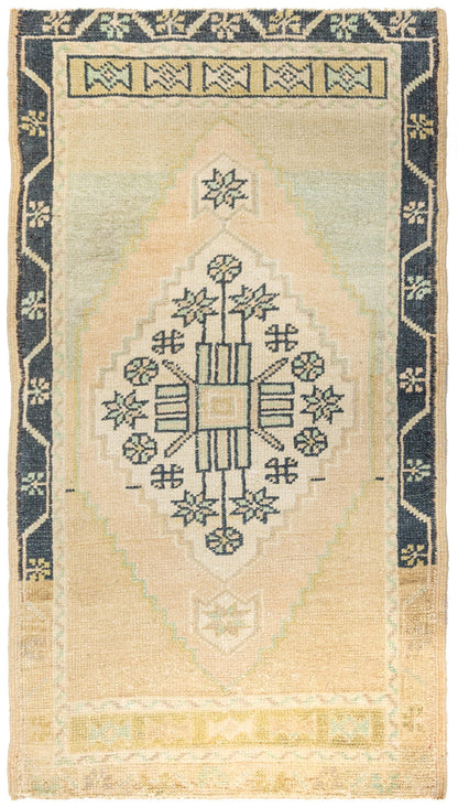 Vintage Yastik Handwoven Tribal Rug