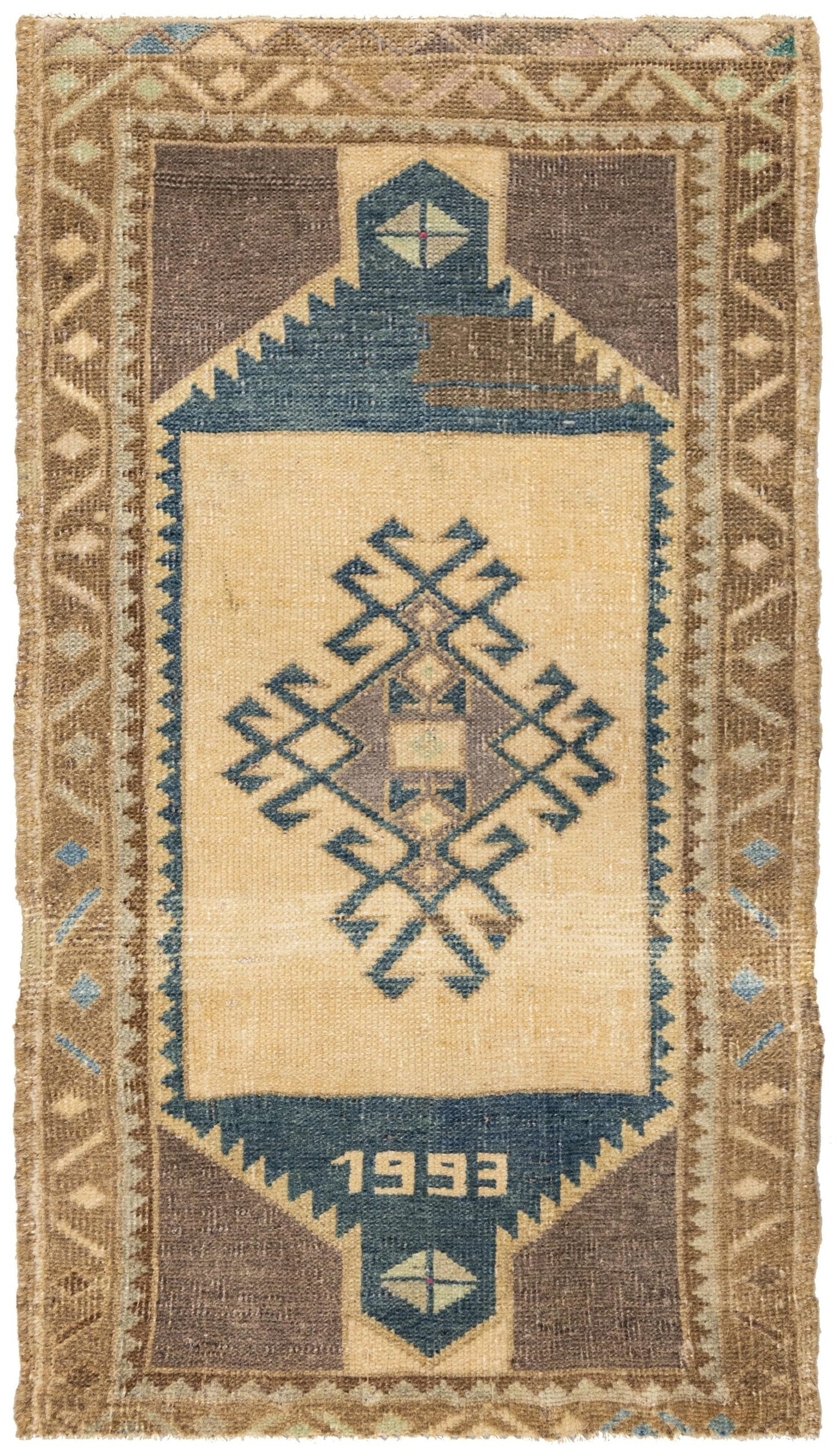 Vintage Yastik Handwoven Tribal Rug