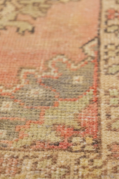 Vintage Yastik Handwoven Tribal Rug, J88078