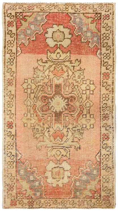 Vintage Yastik Handwoven Tribal Rug