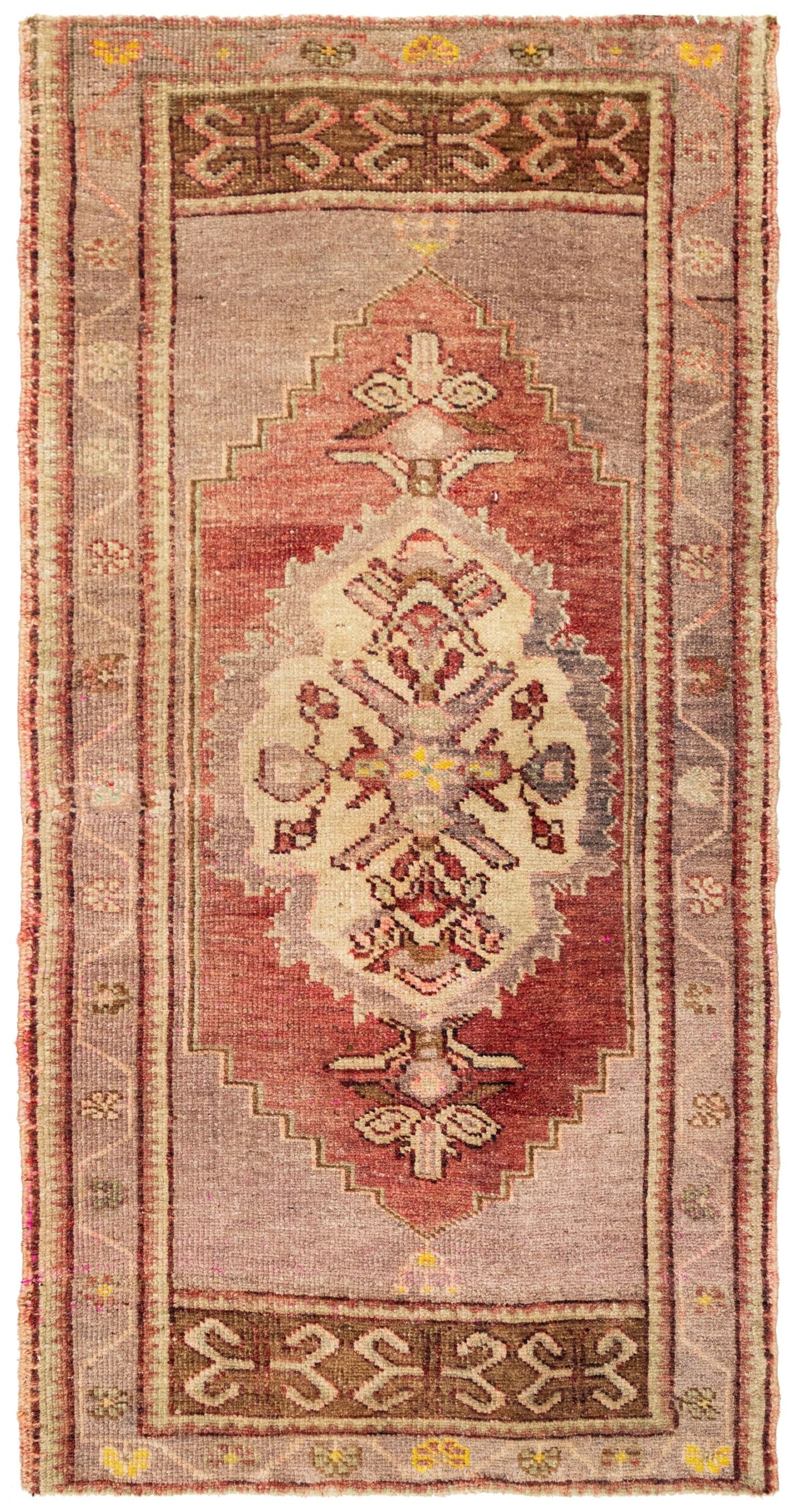 Vintage Yastik Handwoven Tribal Rug