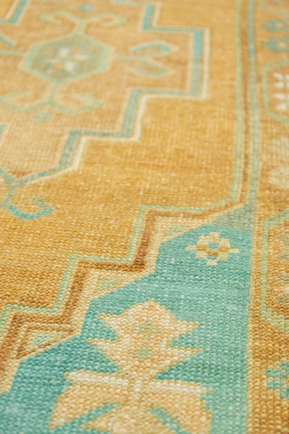 Vintage Yastik Handwoven Tribal Rug, J88084