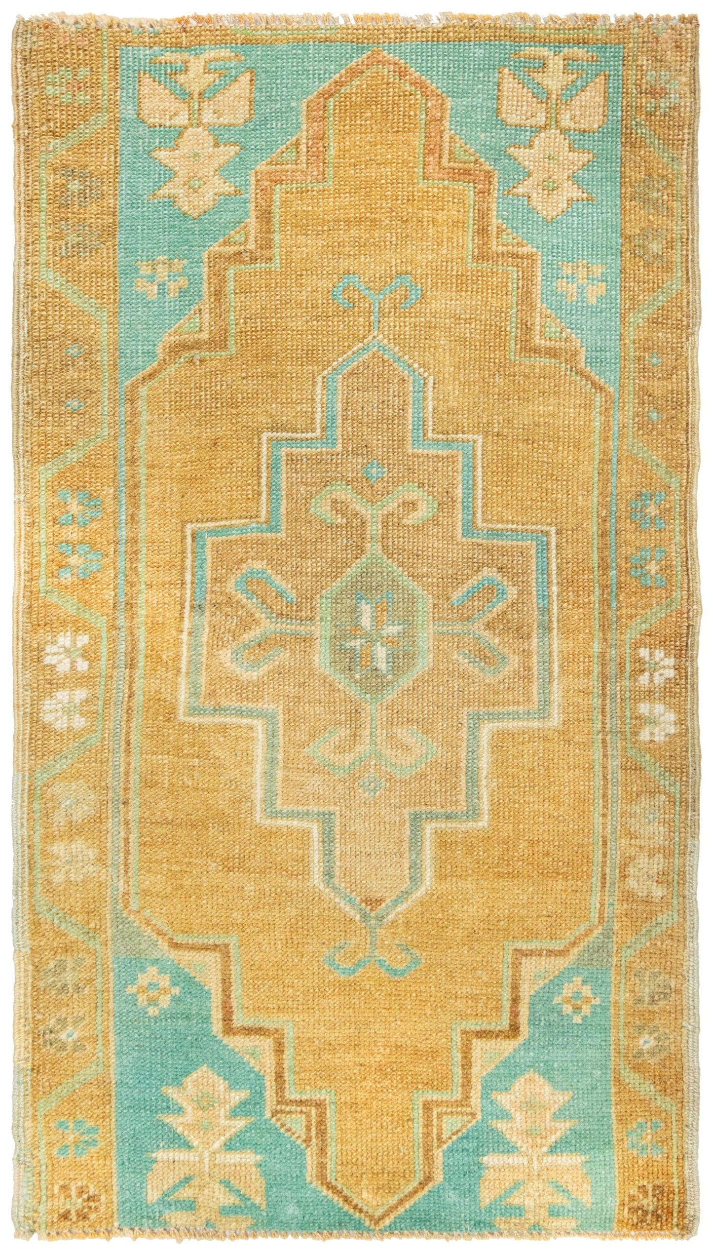Vintage Yastik Handwoven Tribal Rug