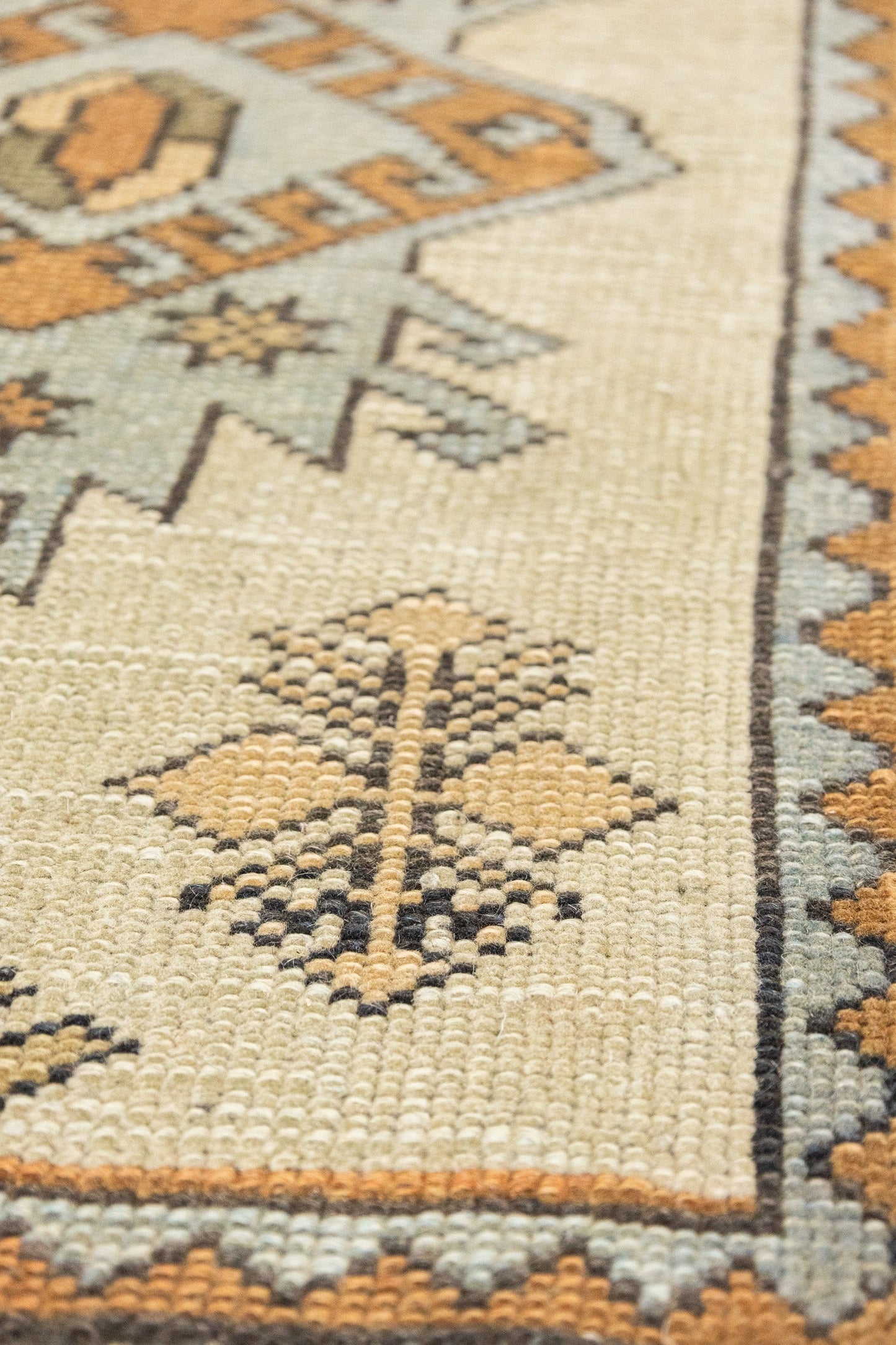 Vintage Yastik Handwoven Tribal Rug, J88086