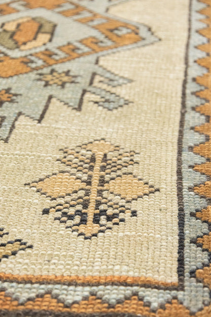 Vintage Yastik Handwoven Tribal Rug, J88086