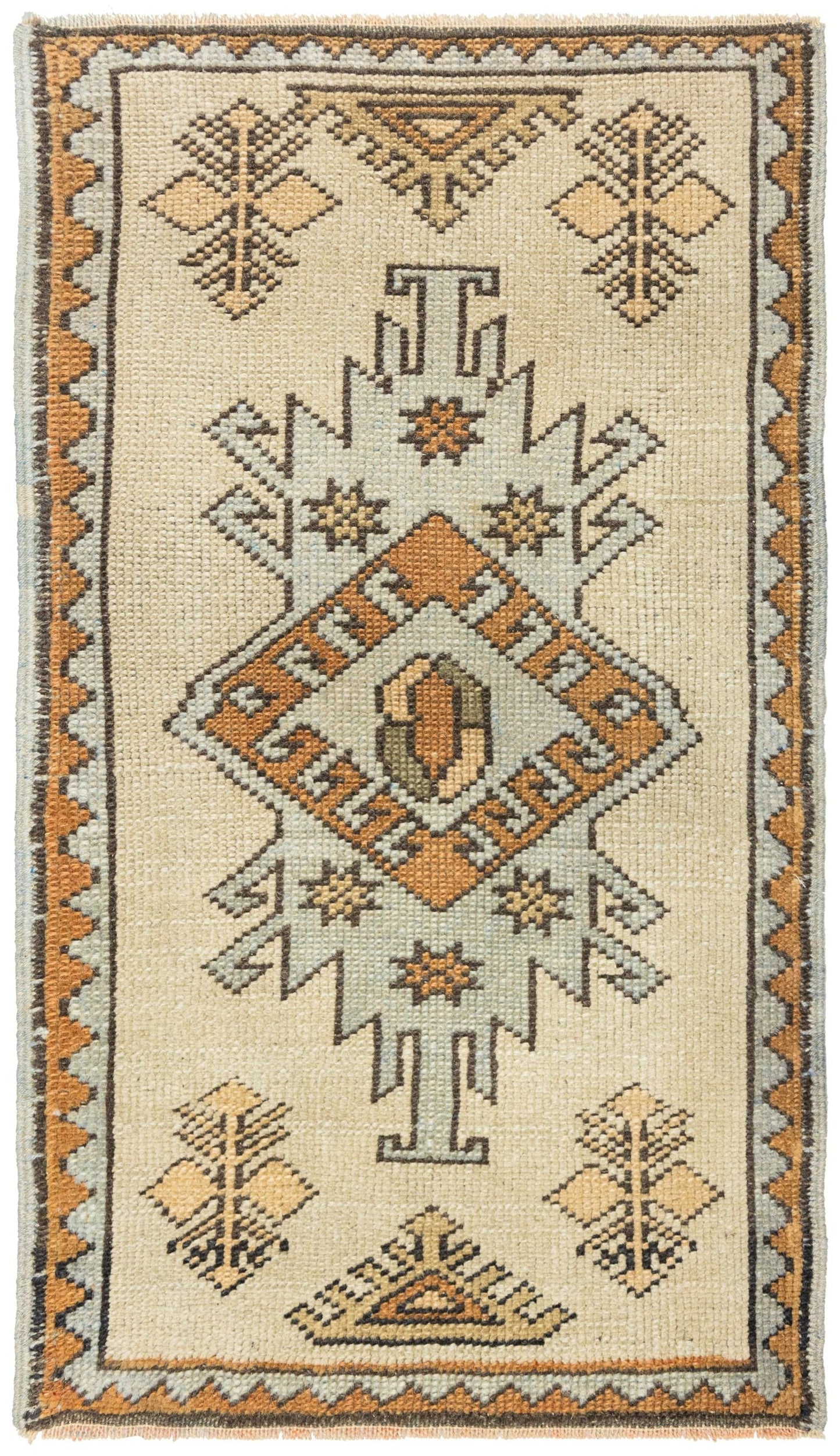 Vintage Yastik Handwoven Tribal Rug