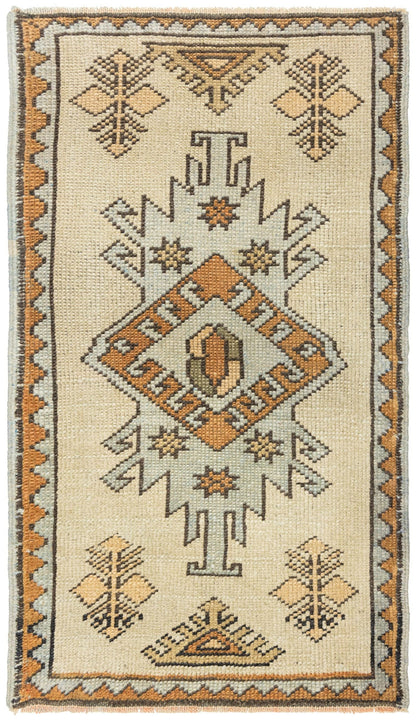 Vintage Yastik Handwoven Tribal Rug