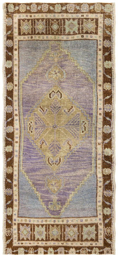 Vintage Yastik Handwoven Tribal Rug