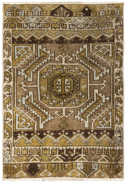 Vintage Yastik Handwoven Tribal Rug