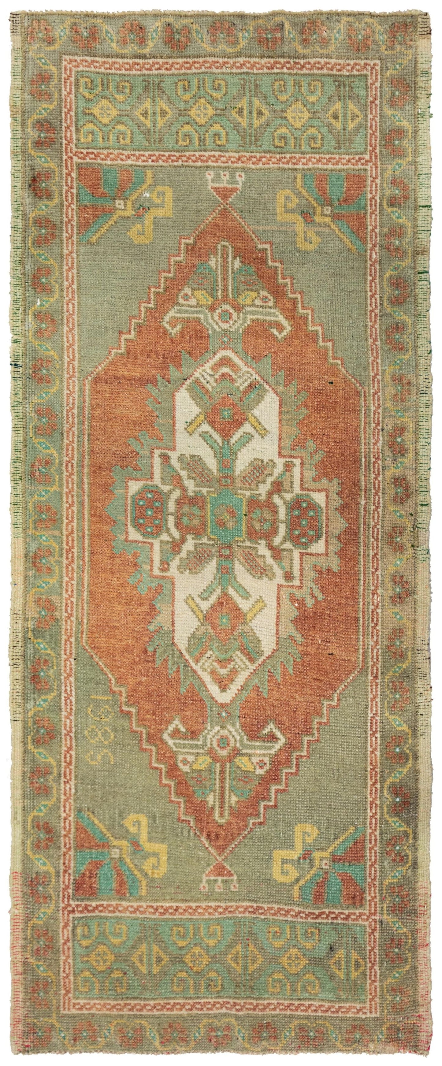 Vintage Yastik Handwoven Tribal Rug