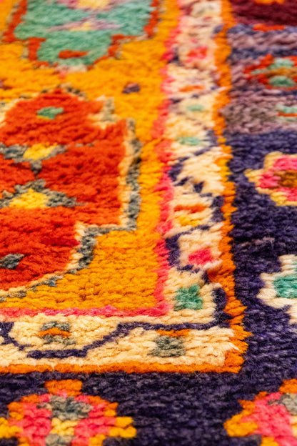 Vintage Yatak Handwoven Tribal Rug, J88035