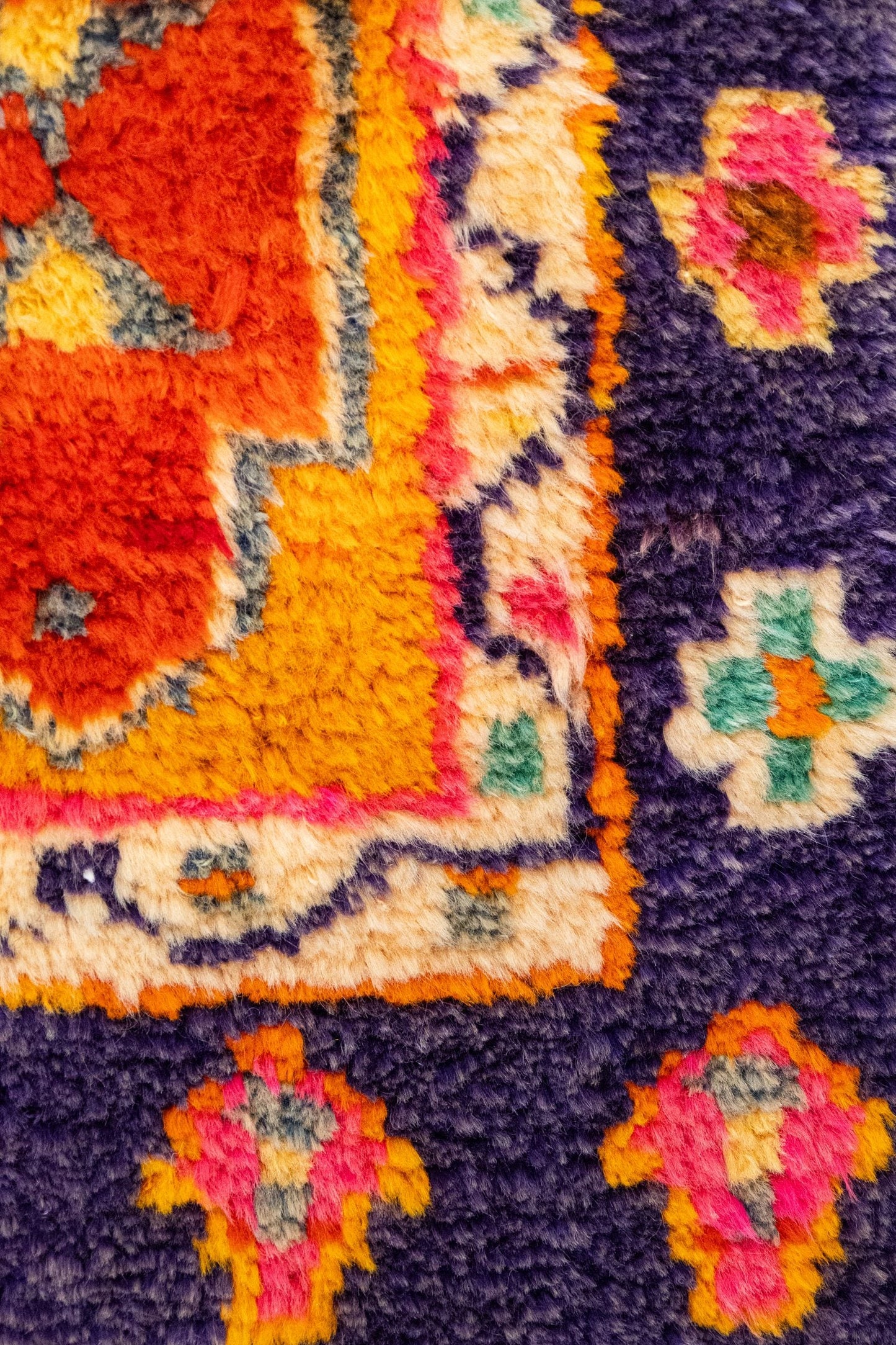 Vintage Yatak Handwoven Tribal Rug, J88035