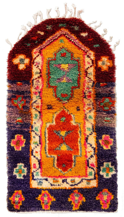 Vintage Yatak Handwoven Tribal Rug