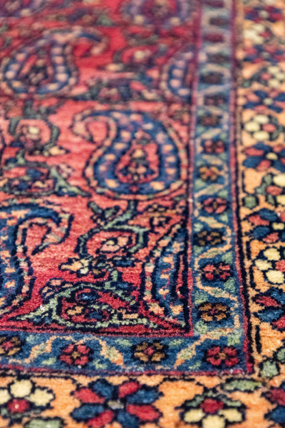 Antique Yezd Handwoven Tribal Rug, JF8802