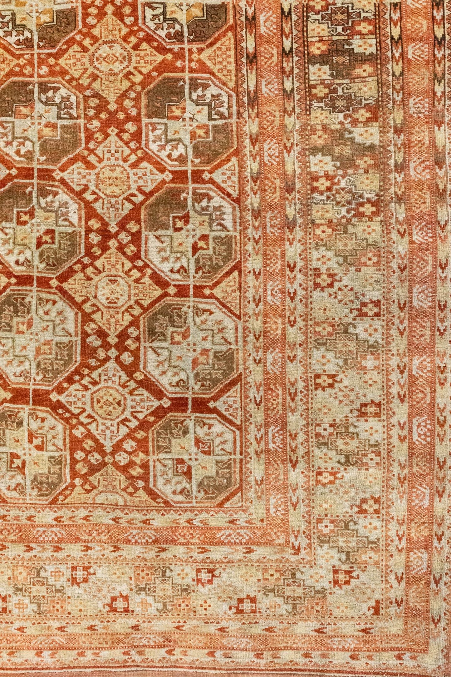 Vintage Yomud Handwoven Tribal Rug, J86265